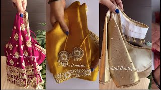 layest maggam work blouse designs