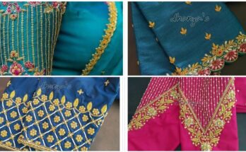 new aari work blouse designs