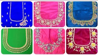 new latest maggam work blouse designs