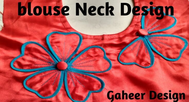 gaheer back neck design